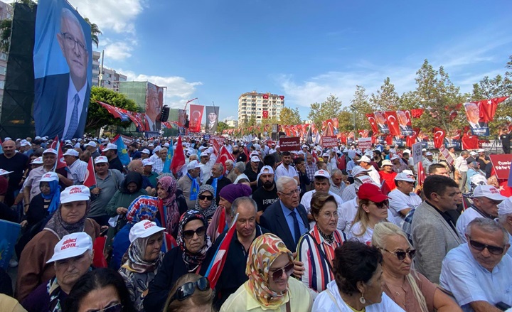 Mersin’de Birinci Vazifen Mitingi İçin Hazırlıklar Tamam