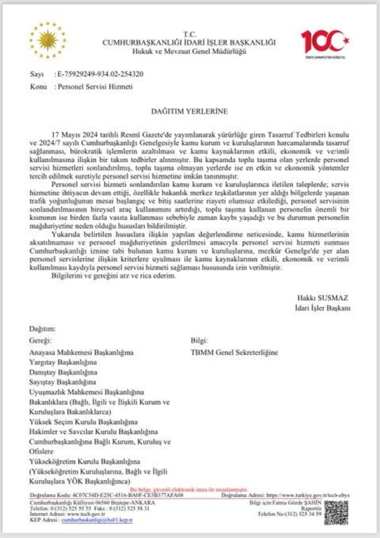 Tasarruf Kararı Geri Çekildi!